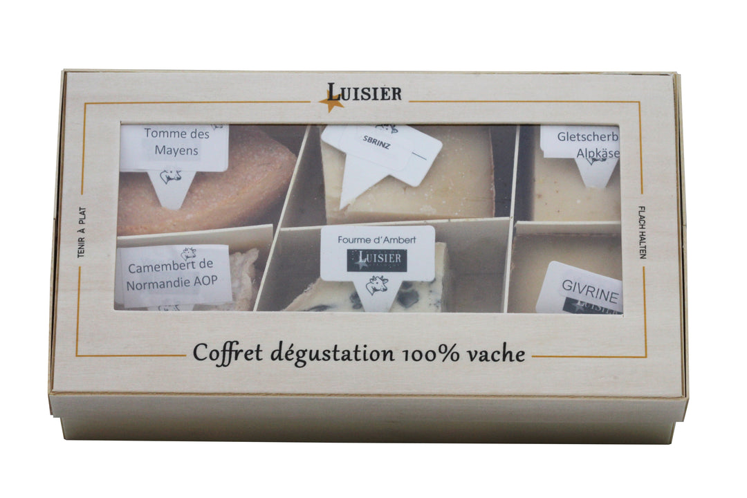 Coffret dégustation 100% vache (6 fromages)