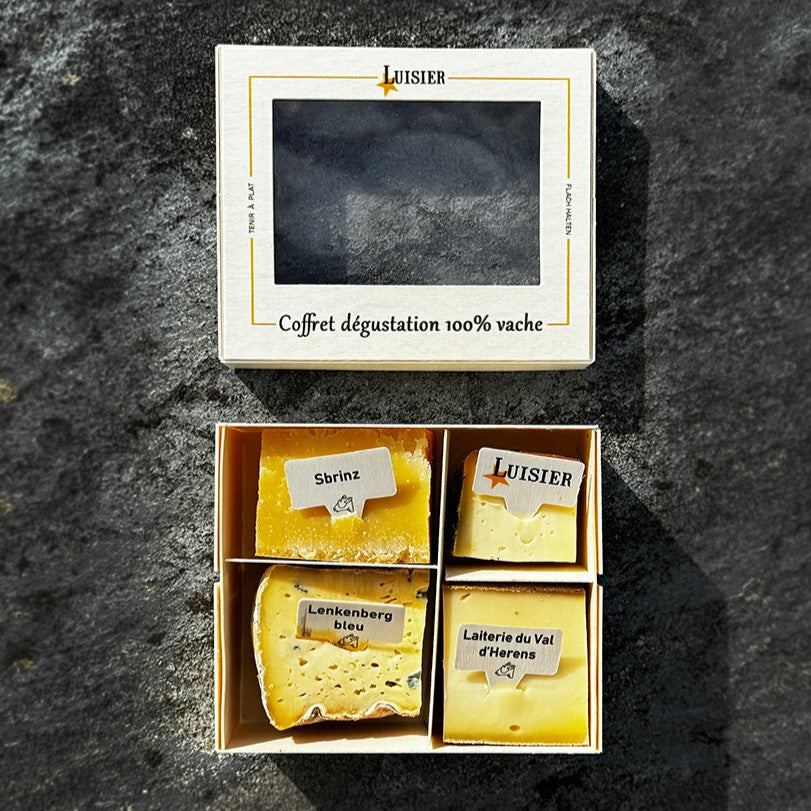 Coffret dégustation 100% vache (4 fromages)